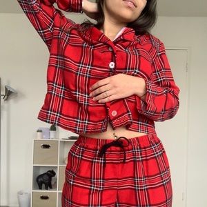 Plaid Pajama Set